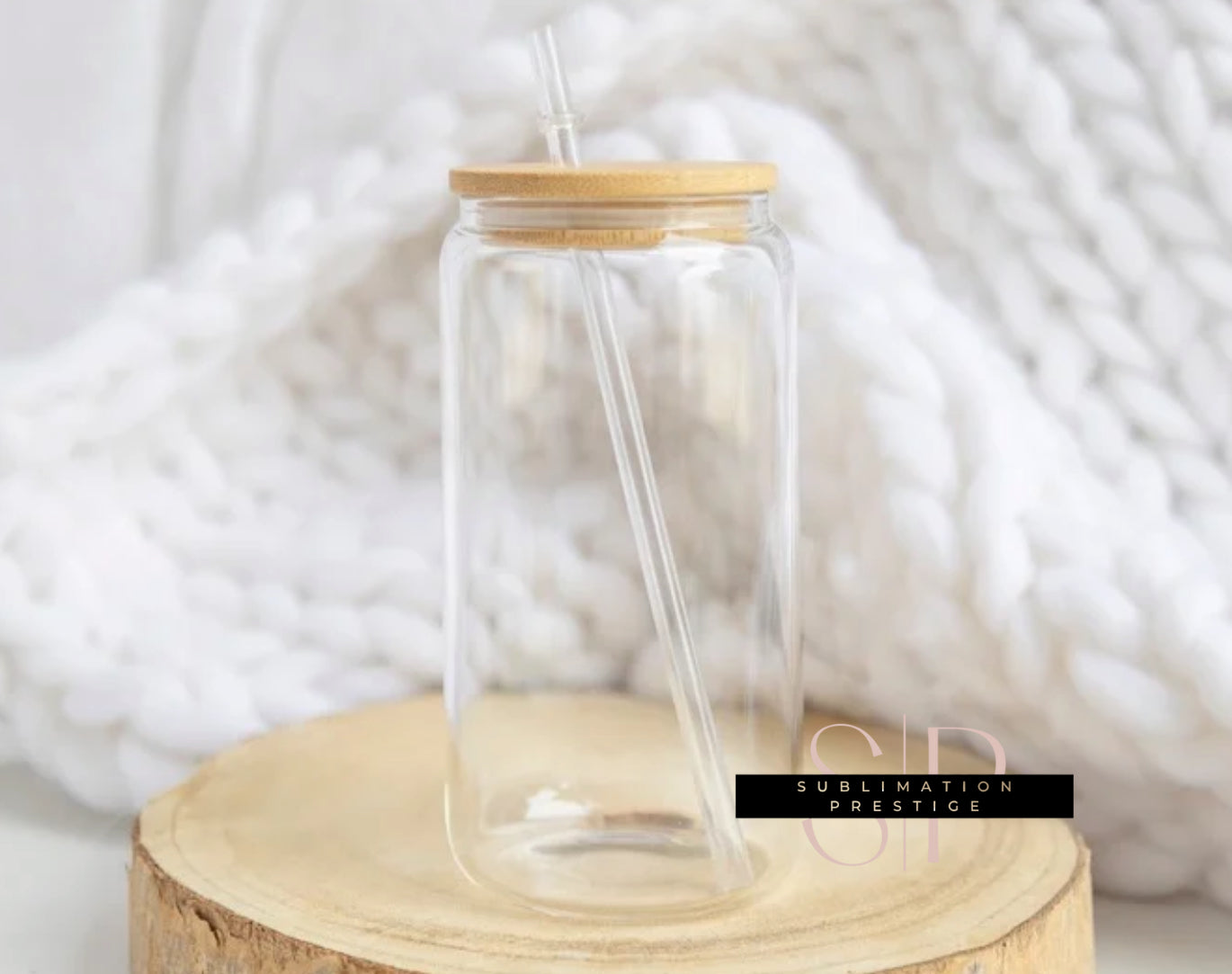 Bouteille de verre , 16onces. can glass, pour sublimation