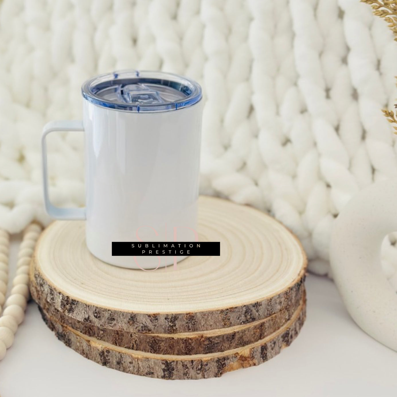 Tasse de camping 12 onces. Pour sublimation.