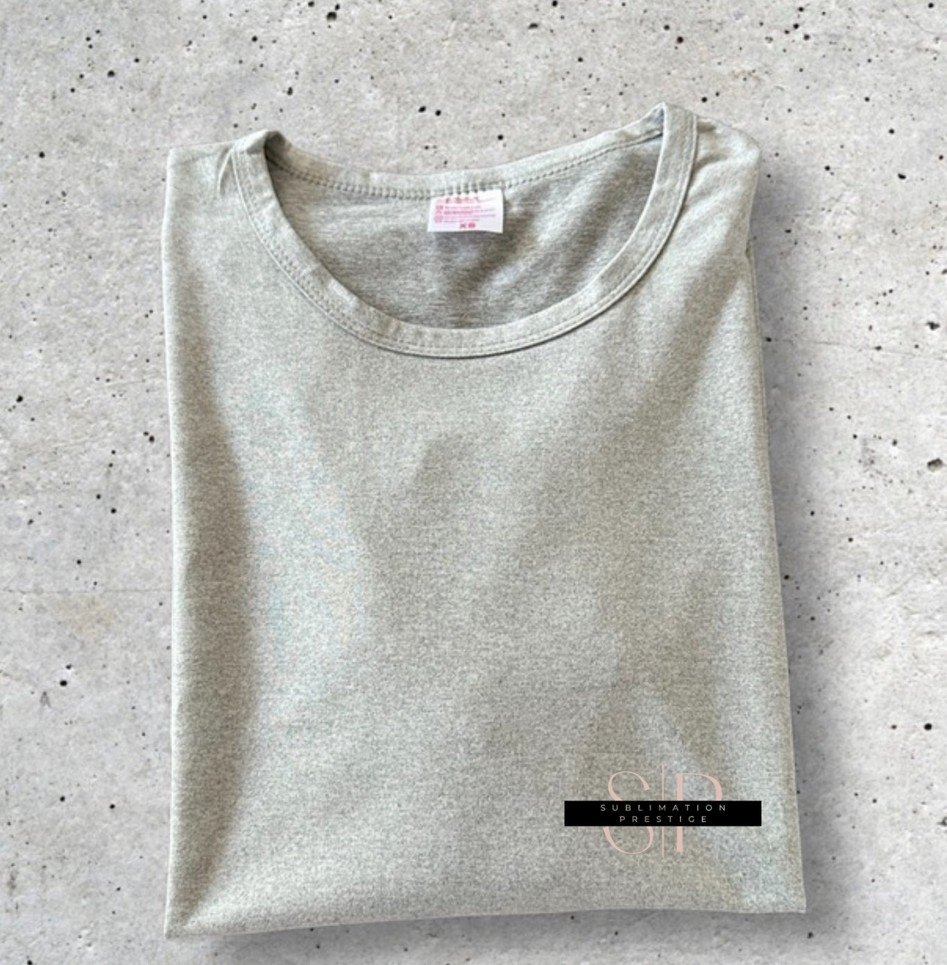 Chandail adulte gris 100% polyester . Pour sublimation.