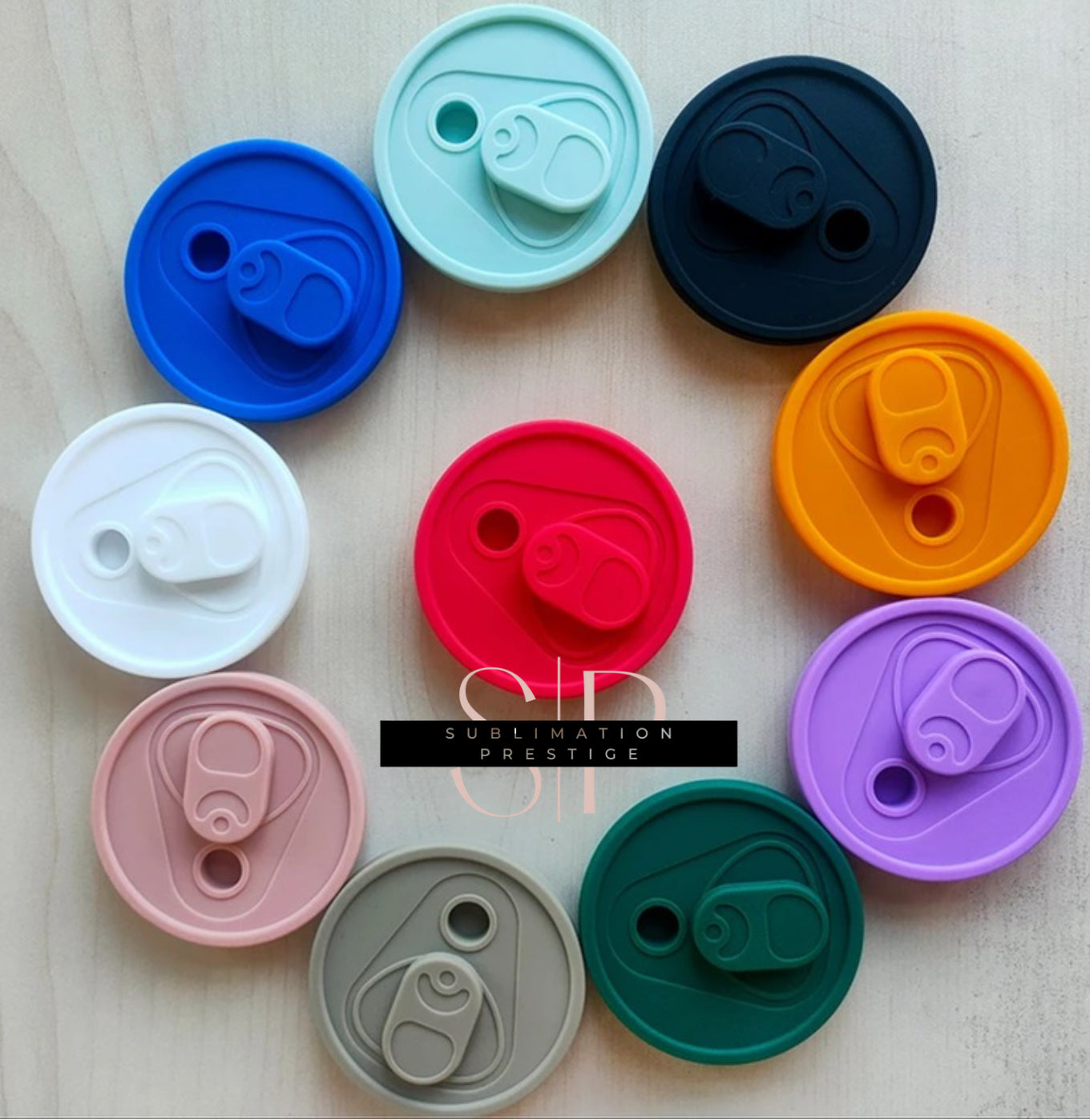 Couvercle de Caoutchouc pour bouteille en verre et plastique 16oz.