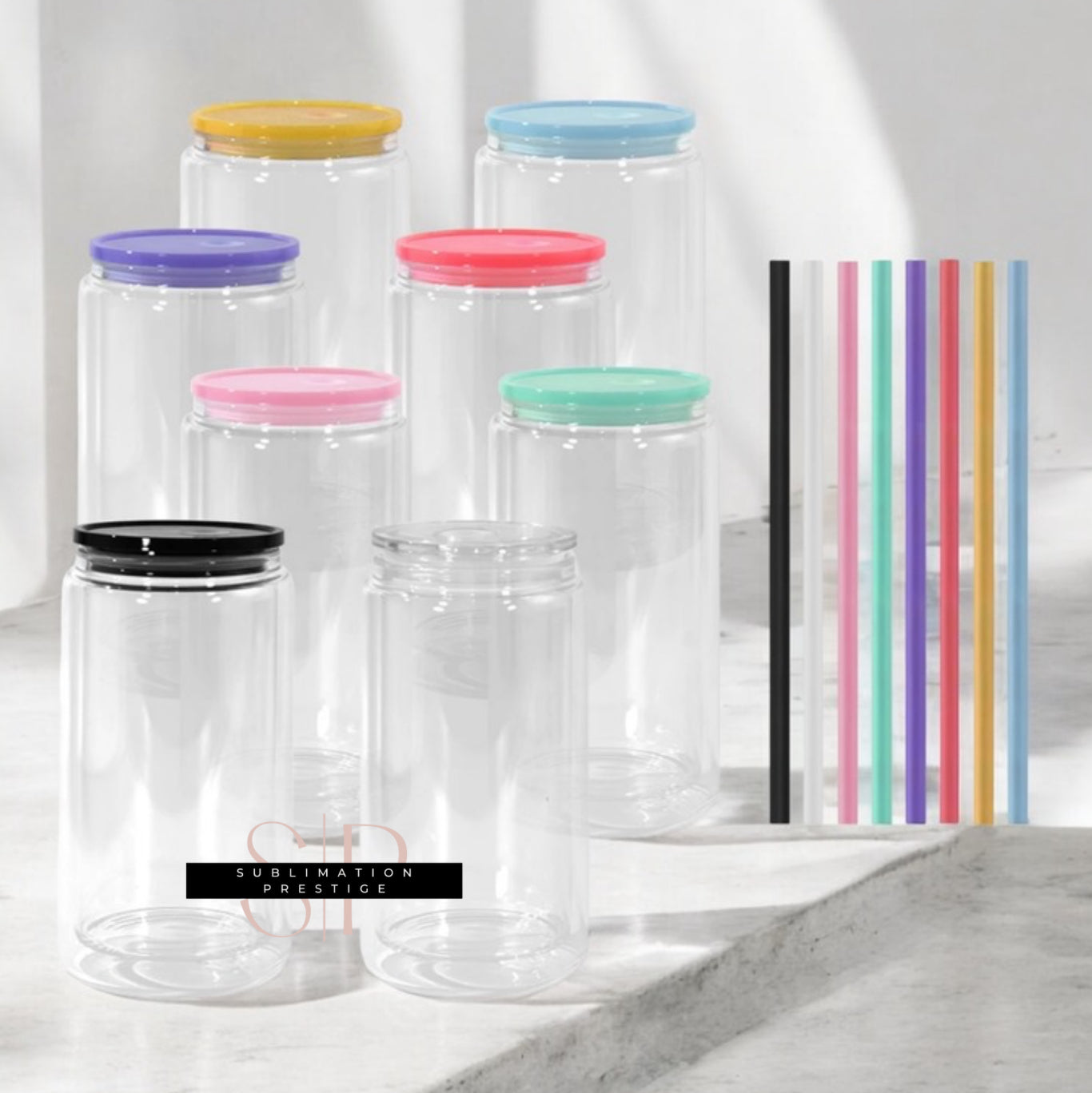 Can plastique ( snow globe)16oz pour UVDTF .