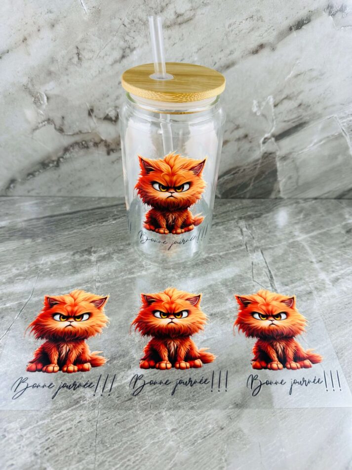 UVDTF, bonne journée, chat orange. 81