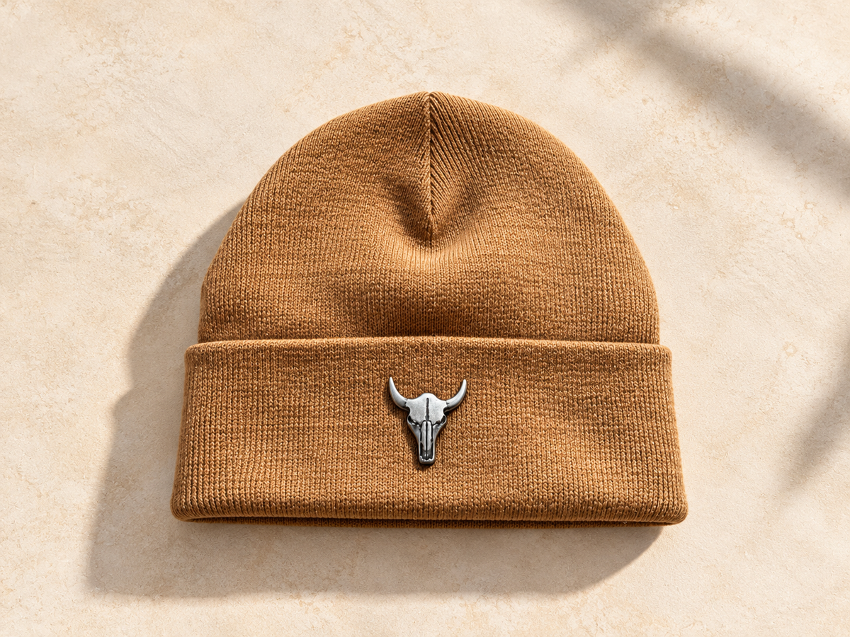Tuque western – Tête de taureau