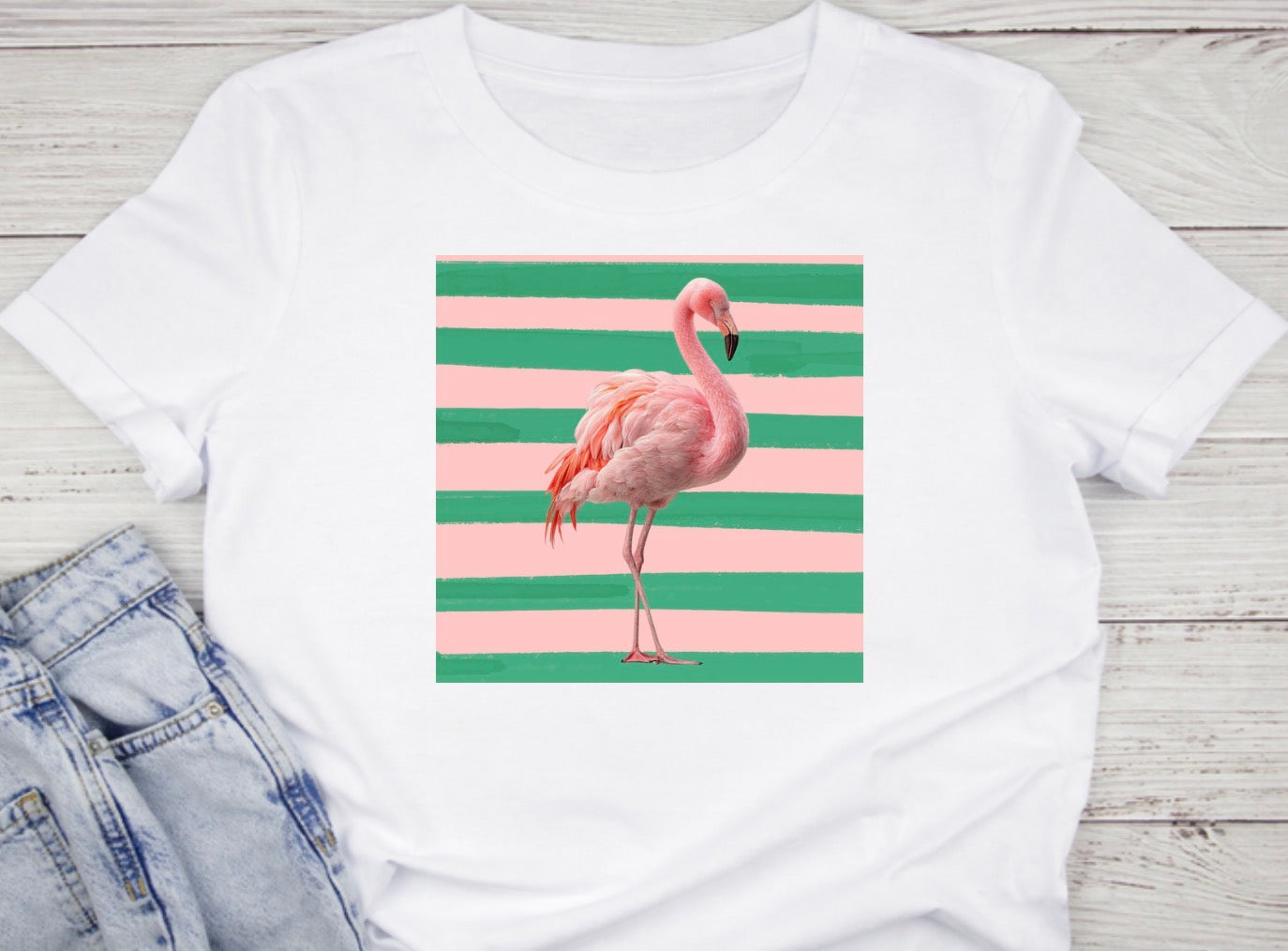 Chandail, Flamant rose tropical