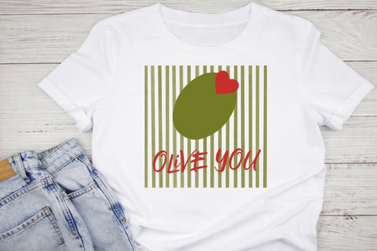 Chandail féminin, OLIVE YOU ❤️