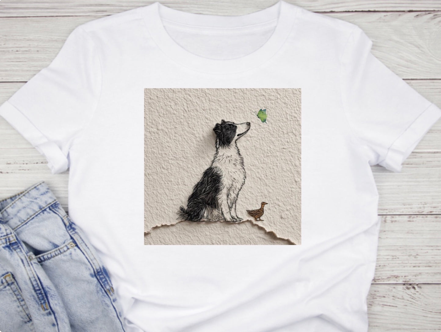 Chandail chien papillon