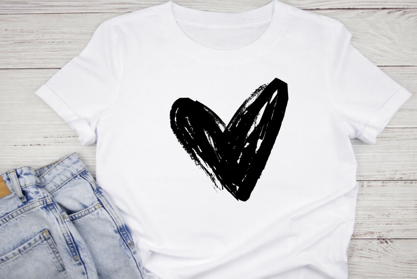 Coeur minimaliste 🖤