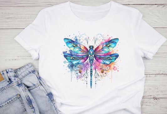 Libellule colorée