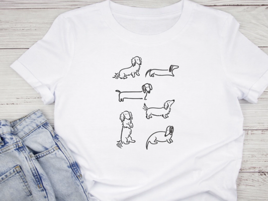 Teckels minimalistes