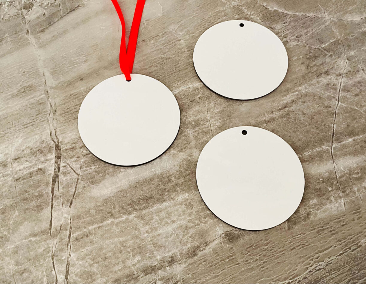 Boule de Noël en aluminium individuelle ,pour sublimation.