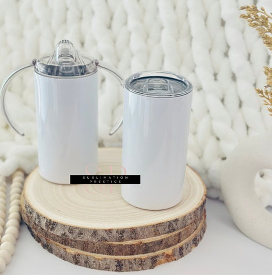 Goblet enfant 12 onces, double couvercles, pour sublimation