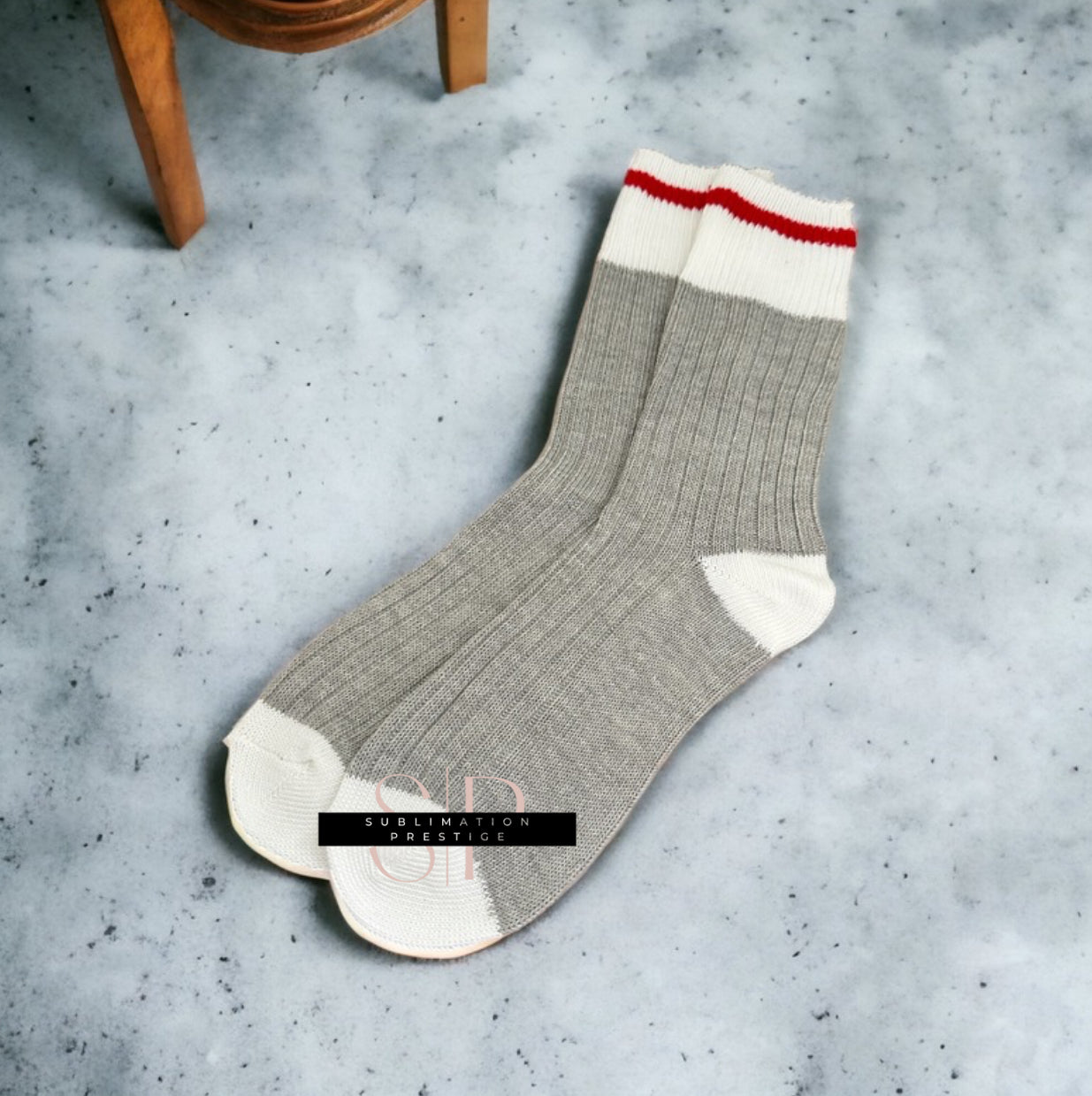 Bas style chalet . Pour sublimation .