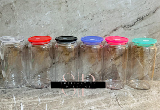 Can plastique 16oz - Verre Plastique - Seulement UVDTF