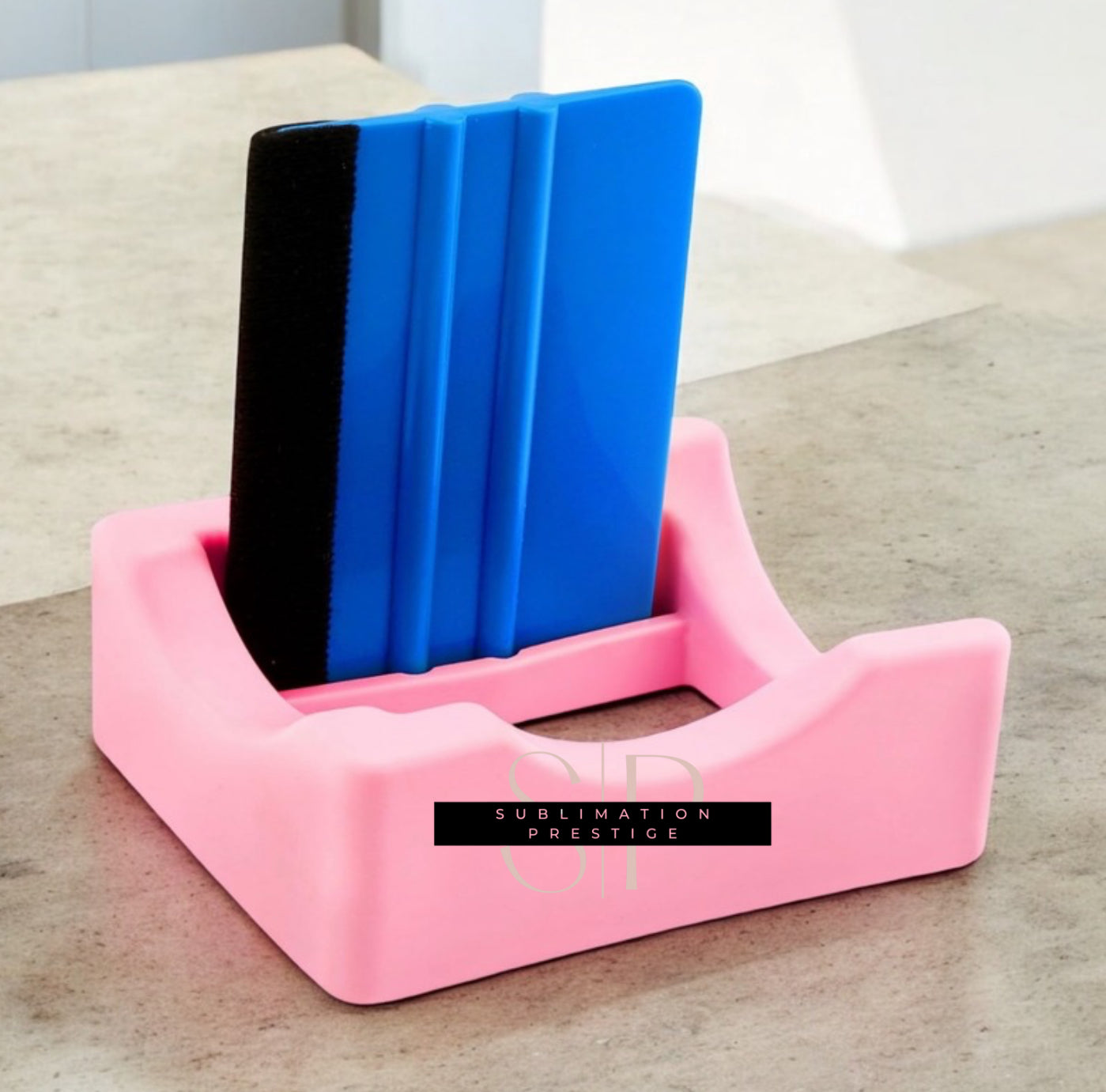Support de tasse en silicone antidérapant avec fente intégrée, ideal pour appliquer vos UVDTF.