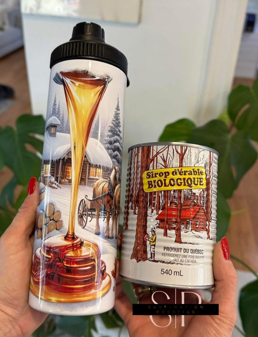 Bouteille isotherme 20 onces  pour sublimation.