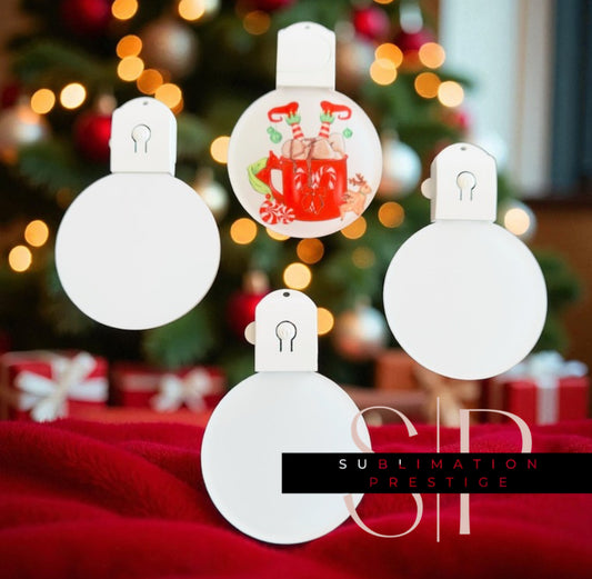 Boule de Noël Led individuelle ,pour sublimation.