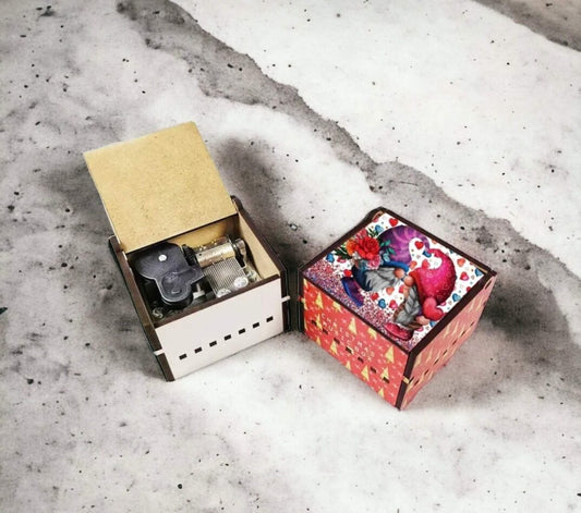 Mini boite à musique, pour sublimation.